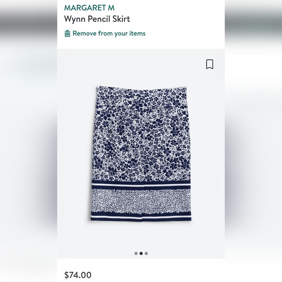 💙 NEW Margaret M Pencil Skirt Size M NWT Retail $74 Stitch Fix Exclusive - Picture 2 of 9